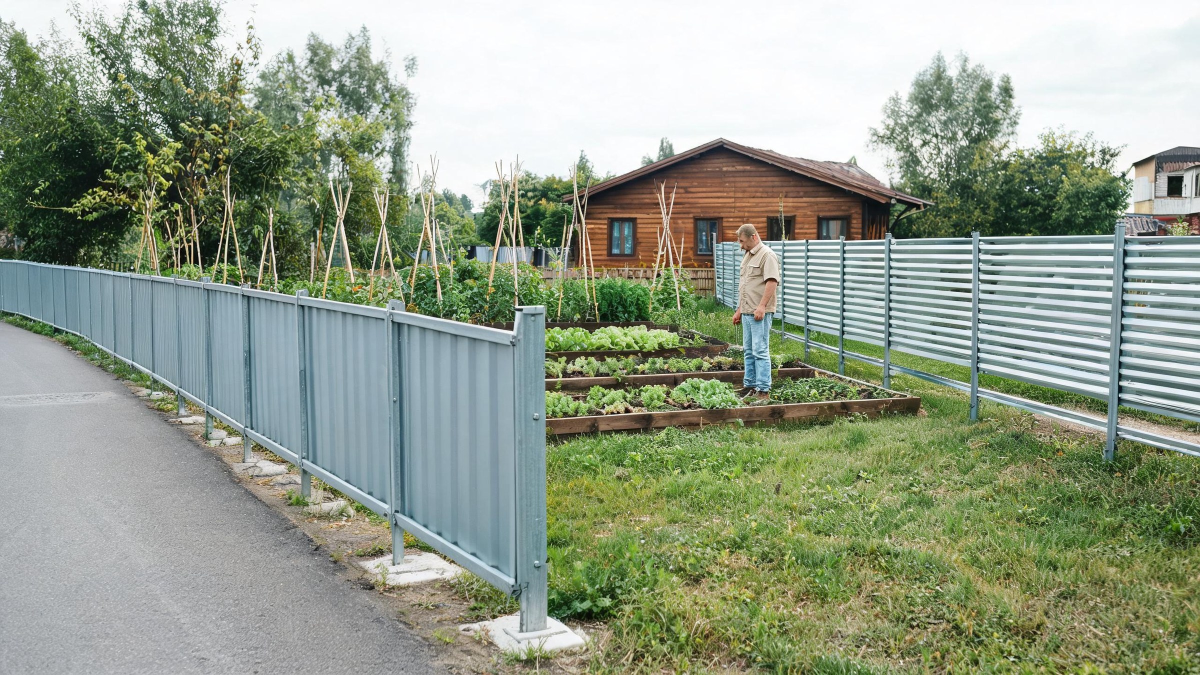 Какой забор лучше для дачи: глухой, с просветами или открытый